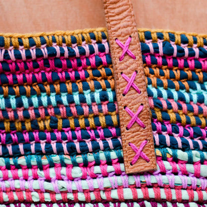 Easy Scrappy Bag Crochet Pattern