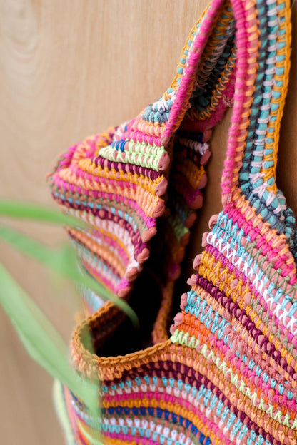 Easy Scrappy Bag Crochet Pattern