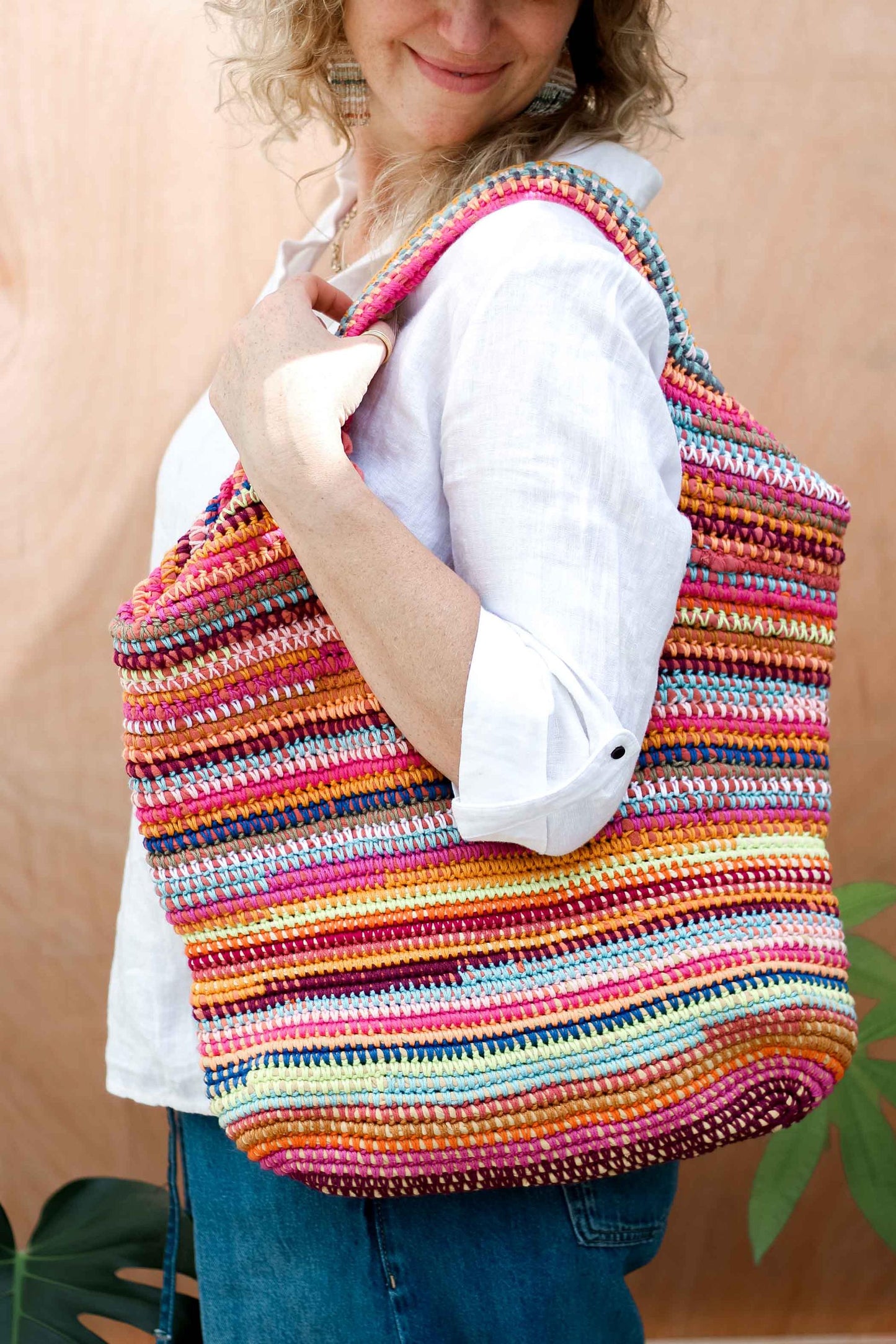 Easy Scrappy Bag Crochet Pattern