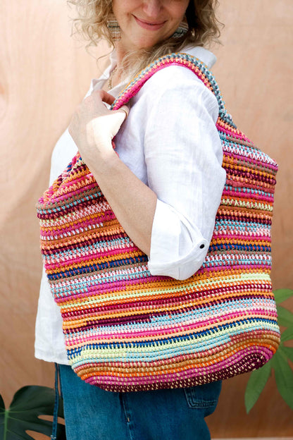 Easy Scrappy Bag Crochet Pattern