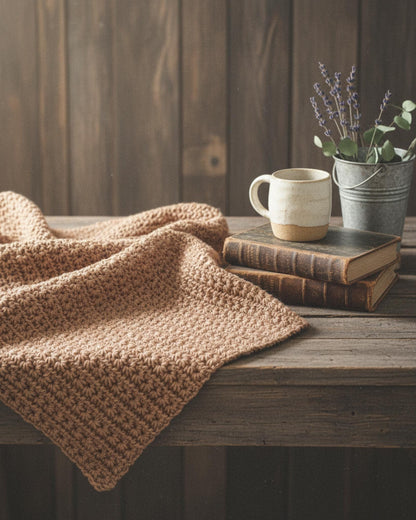 Easy Star Stitch Blanket Crochet Pattern