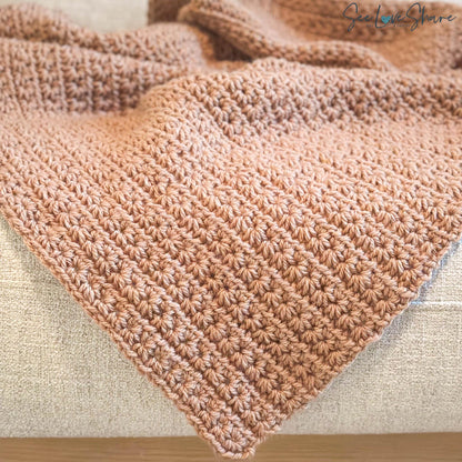 Easy Star Stitch Blanket Crochet Pattern