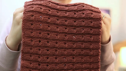 Easy Mock Cable Circle Scarf knitting pattern