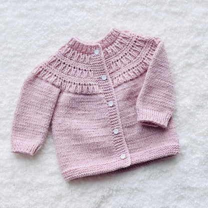 Easy Baby Cardigan Sweater Knitting Pattern