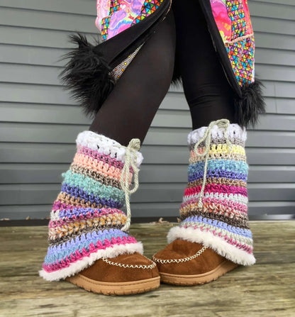 Flared Leg Warmers Crochet Pattern