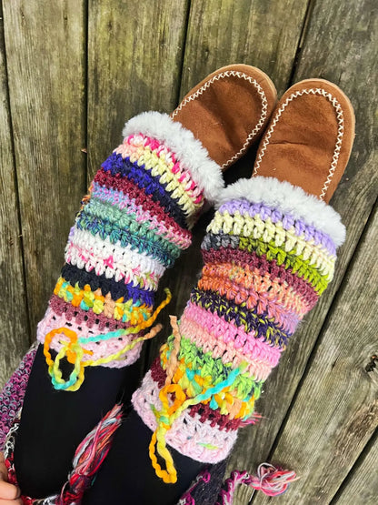 Flared Leg Warmers Crochet Pattern