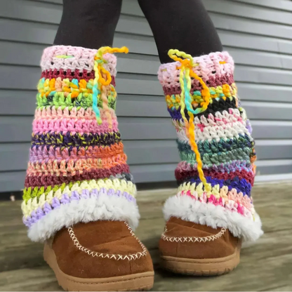 Flared Leg Warmers Crochet Pattern