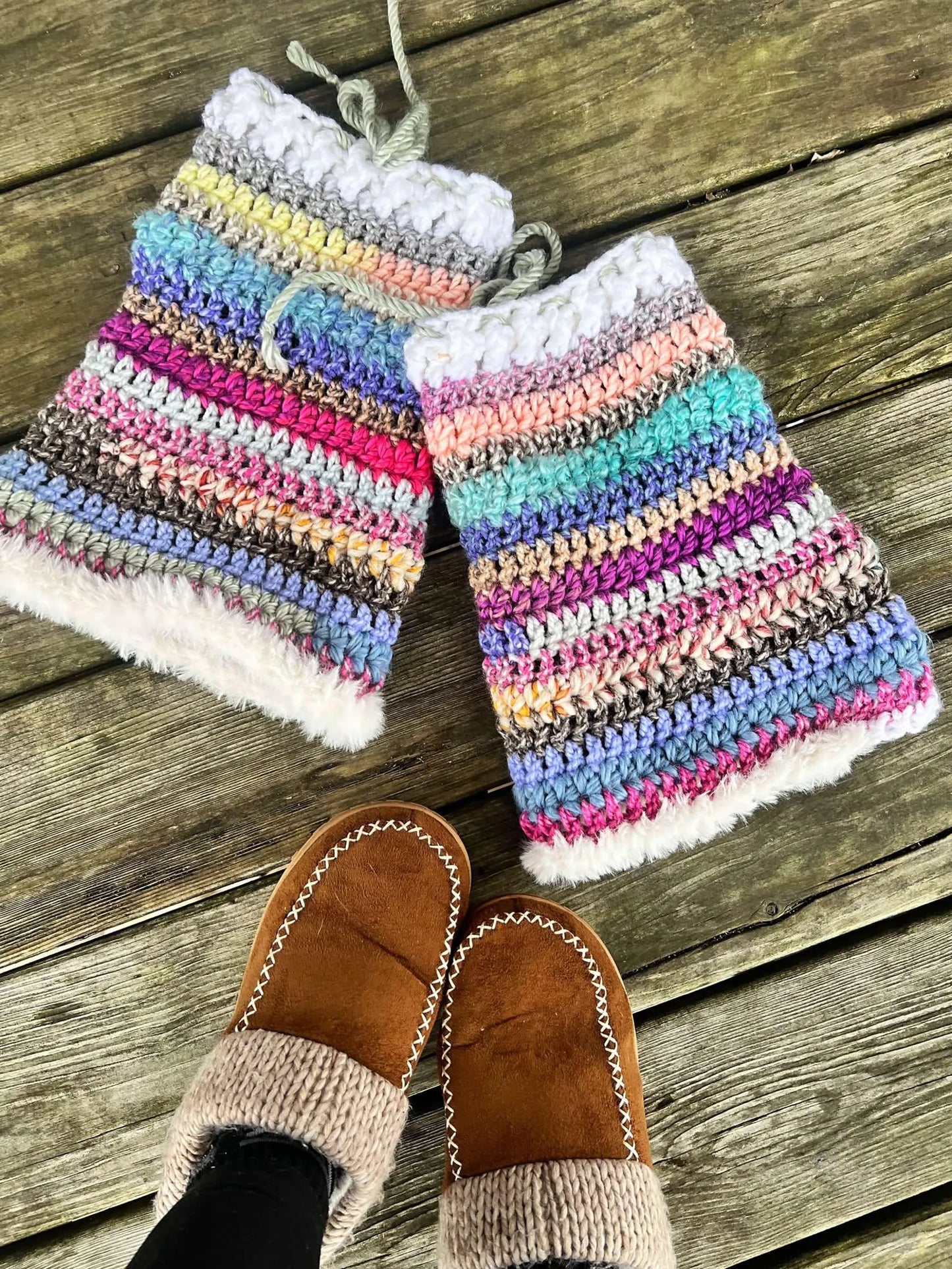 Flared Leg Warmers Crochet Pattern