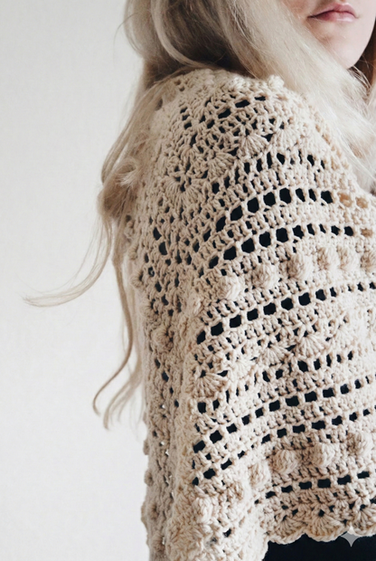 Triangle Lace Shawl Crochet Pattern