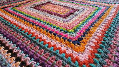 Glitzy Rectangle Afghan Crochet Pattern