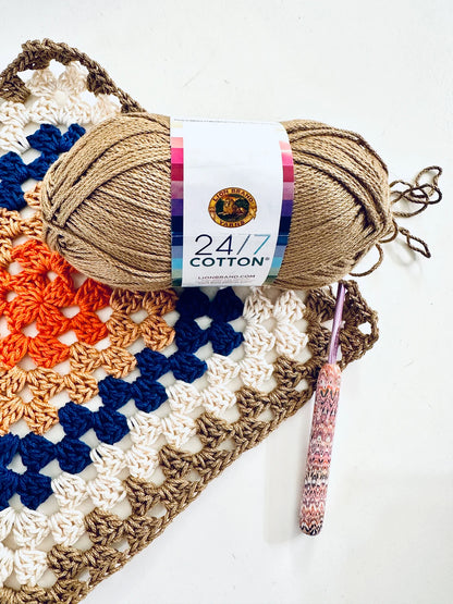Granny Square Tote Bag Crochet Pattern