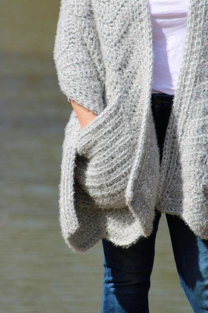 Hygge Pocket Shawl Crochet Pattern