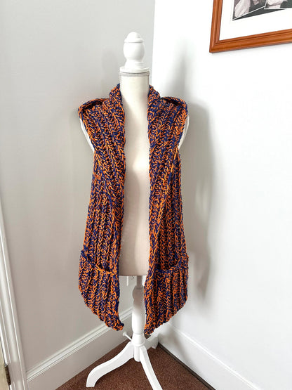 Hooded Pocket Scarf Crochet Pattern