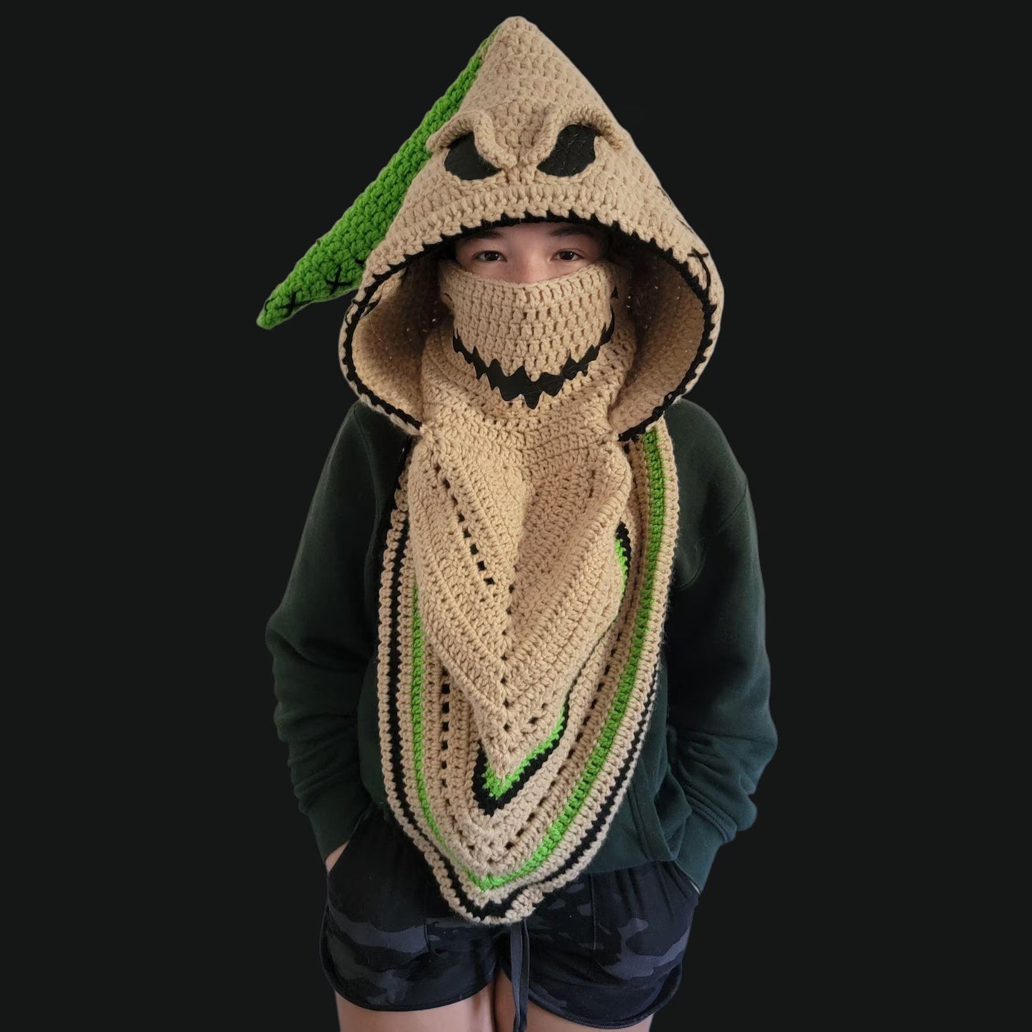 Hooded Scarf Crochet Pattern