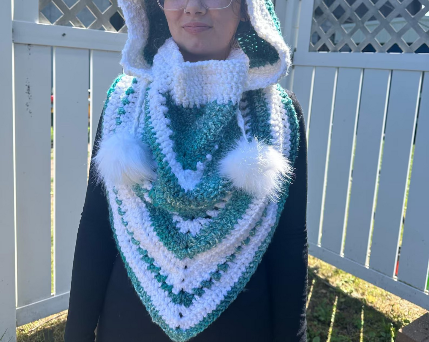 Hooded Scarf Crochet Pattern