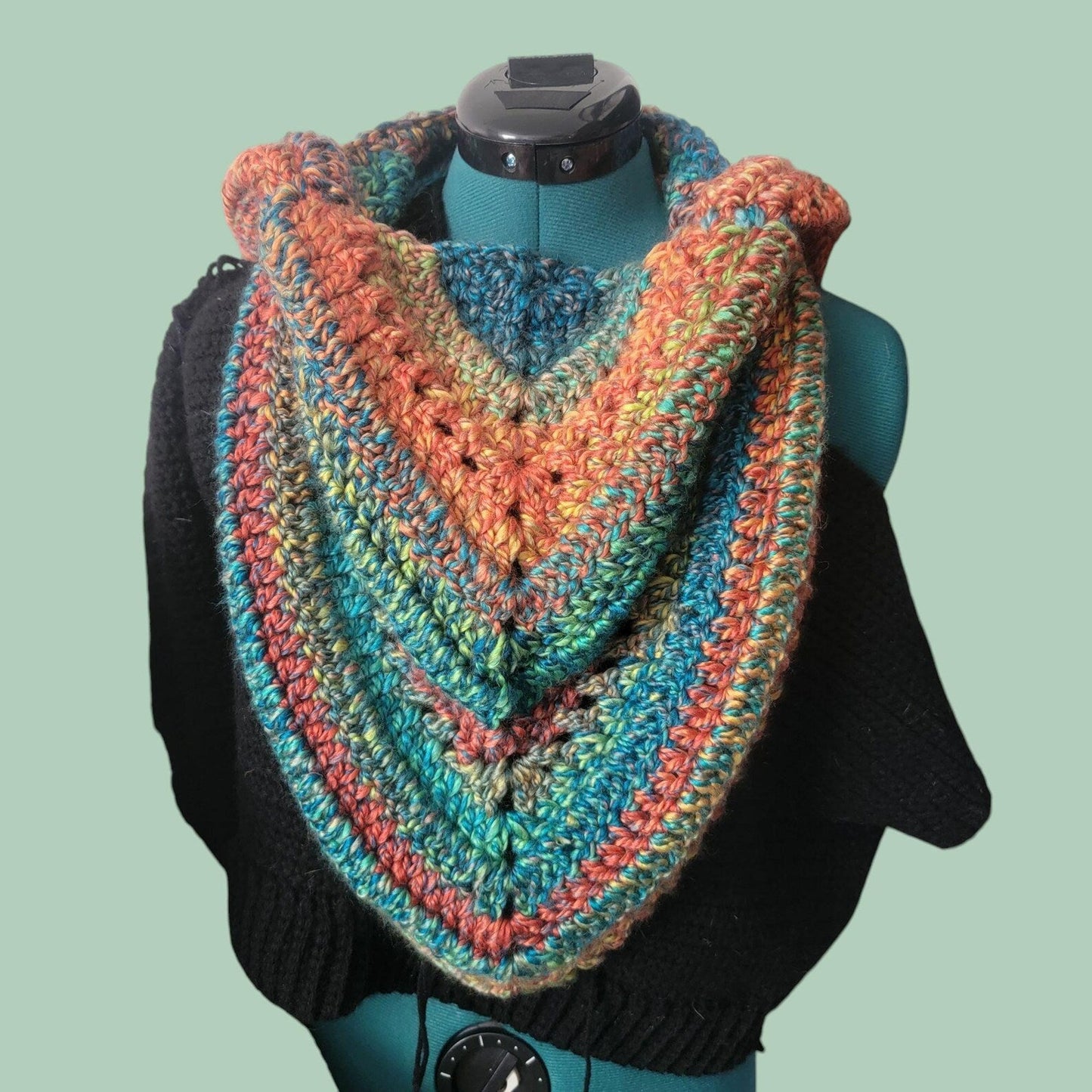 Hooded Scarf Crochet Pattern