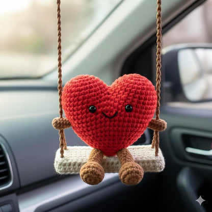 Jellycat Heart Hanging Car Crochet Pattern