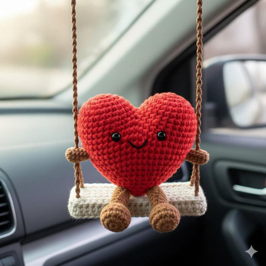 Jellycat Heart Hanging Car Crochet Pattern