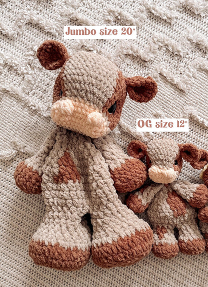 JUMBO Charlie the Calf Crochet Pattern