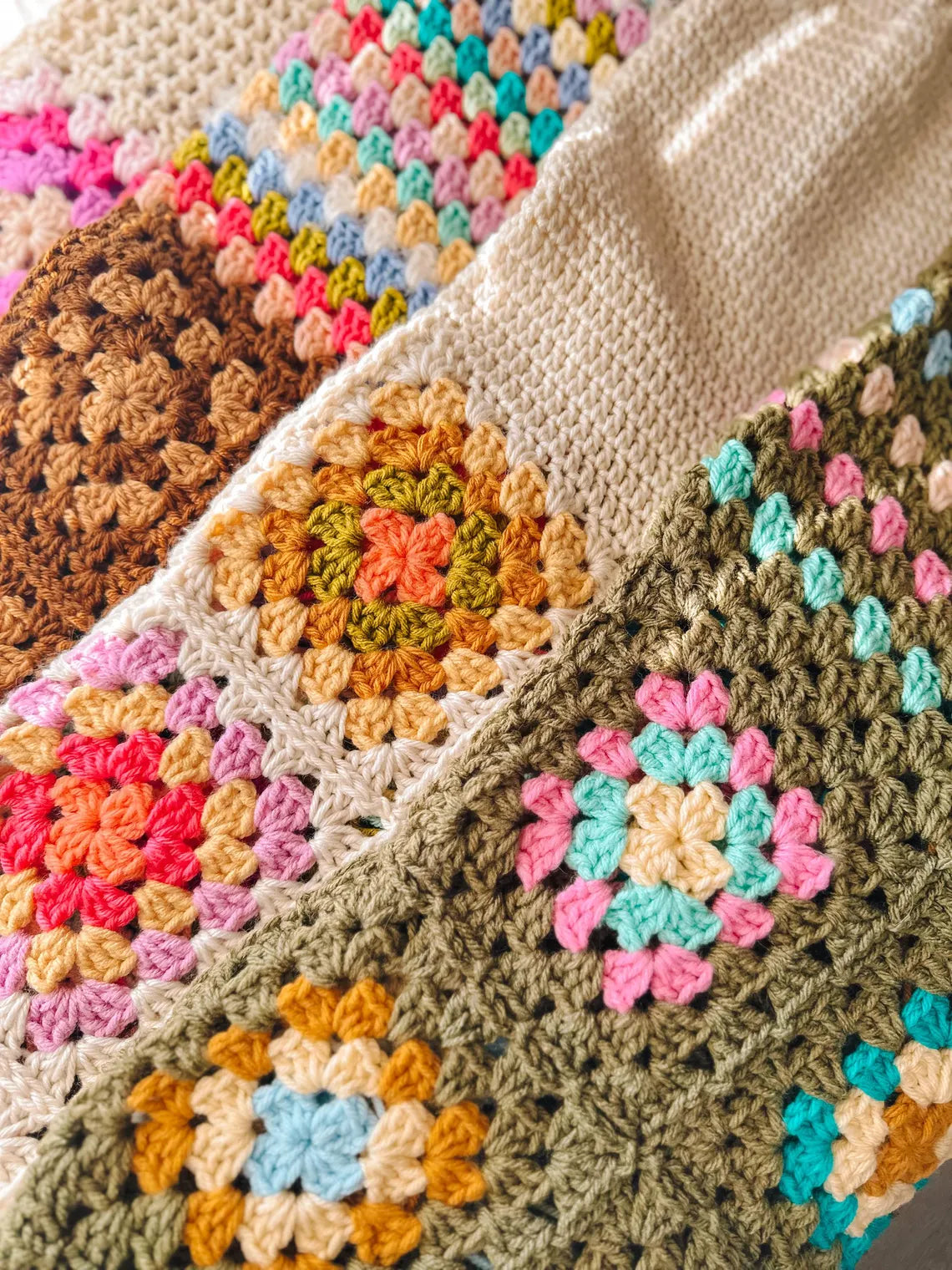 June Granny Square Cardigan Crochet Pattern
