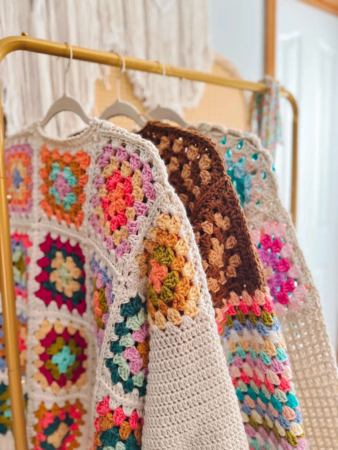 June Granny Square Cardigan Crochet Pattern