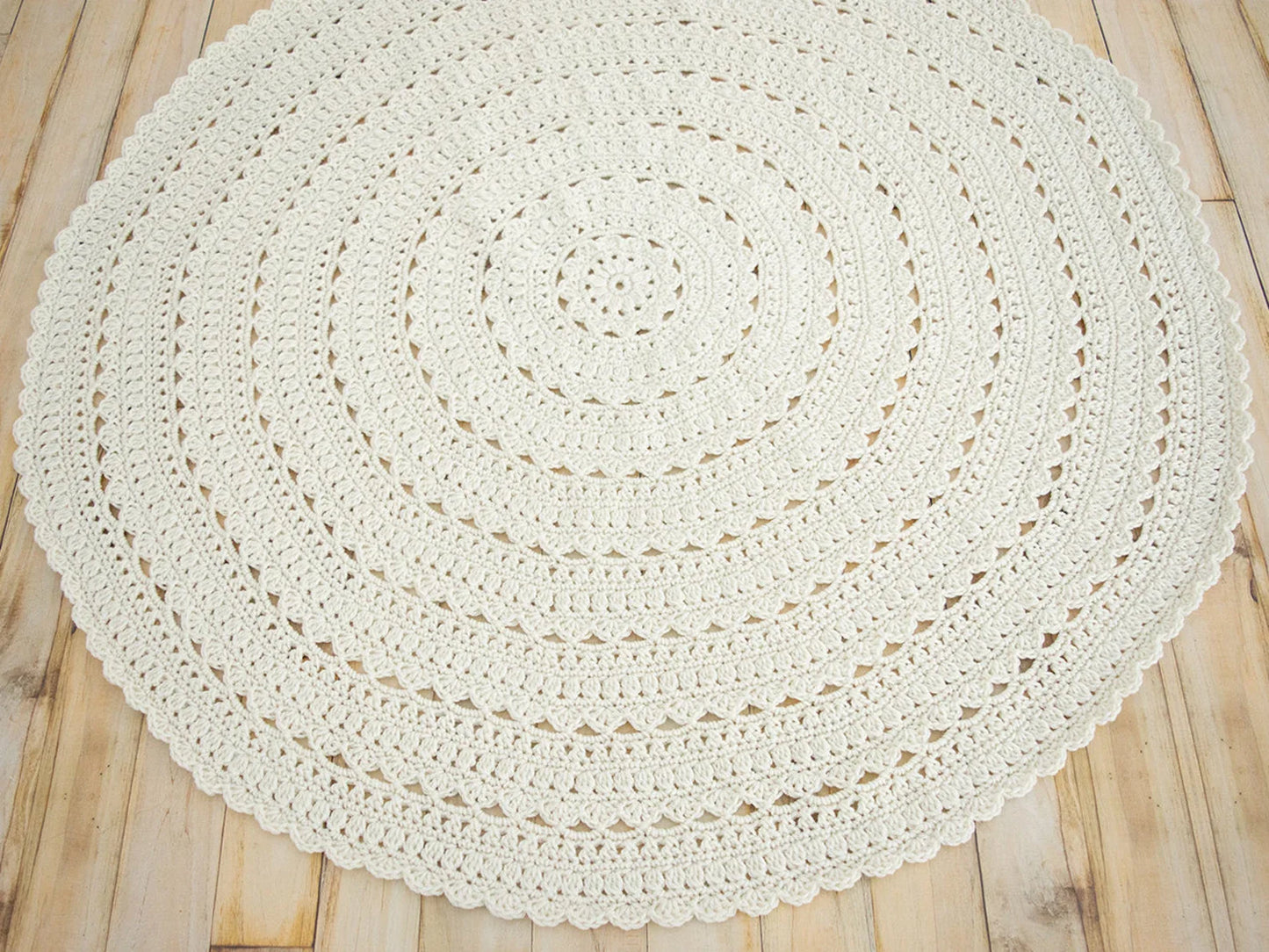 Lacy Shell Design Blanket Crochet Pattern
