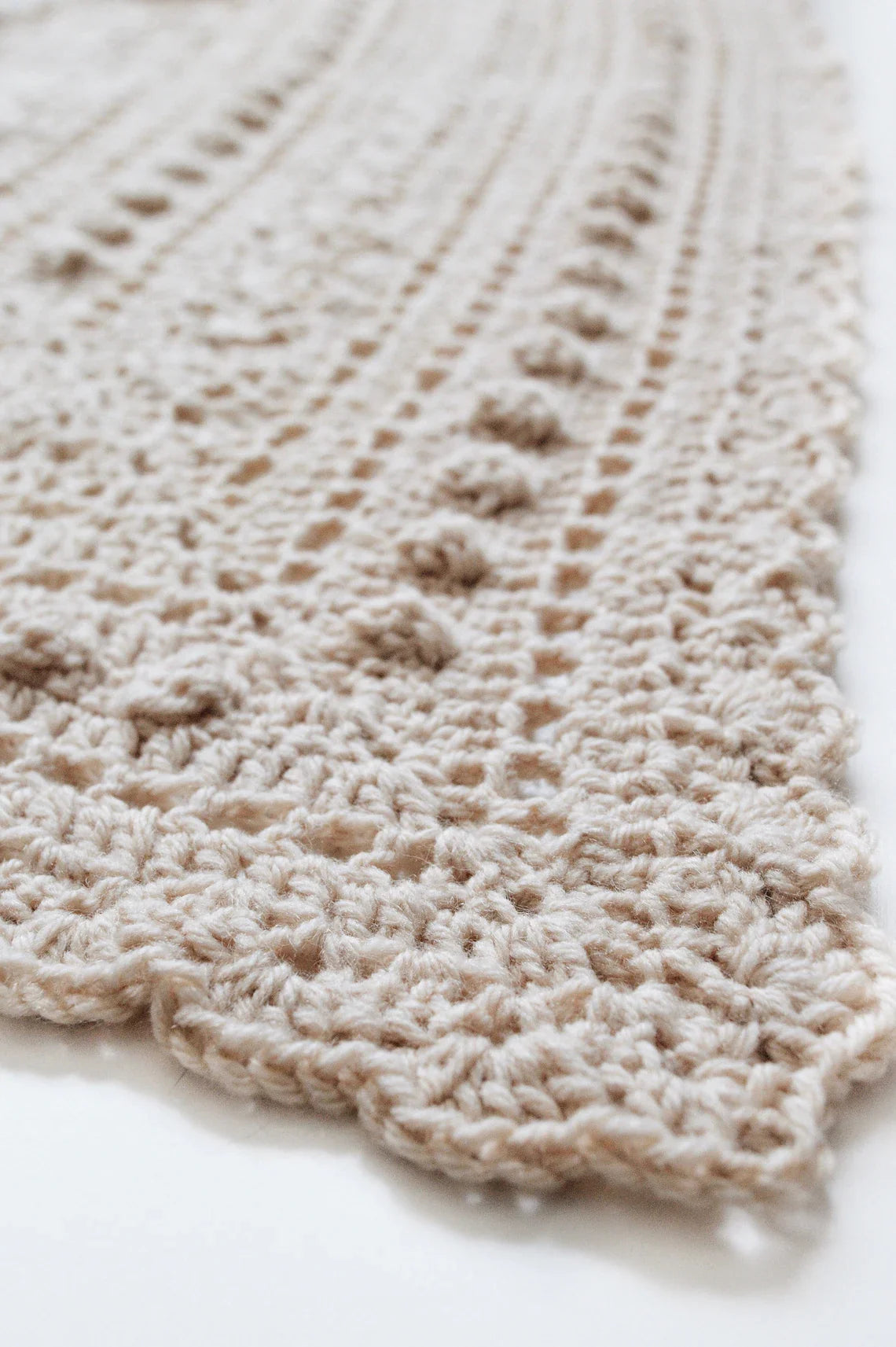 Triangle Lace Shawl Crochet Pattern