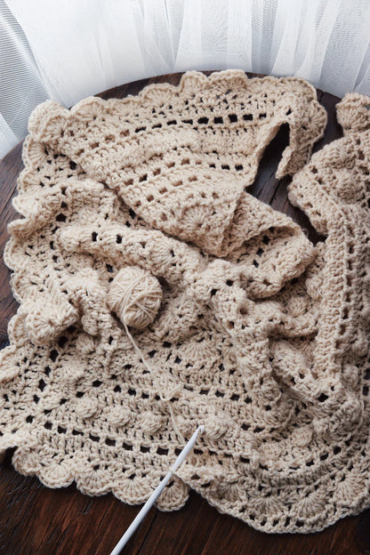 Triangle Lace Shawl Crochet Pattern