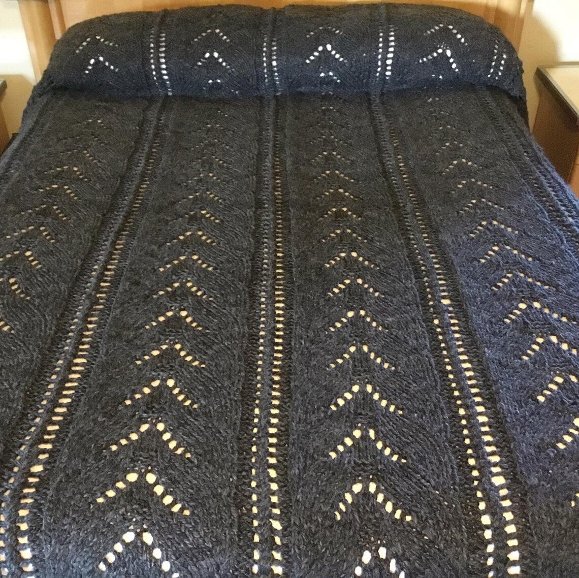 Lace Throw Afghan Crochet Pattern