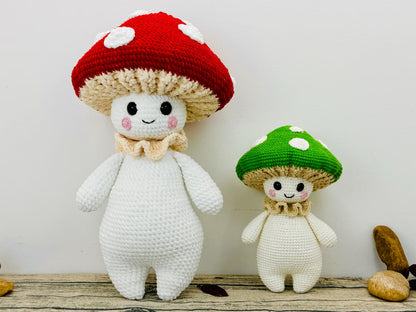 Mushroom Guy Crochet Pattern