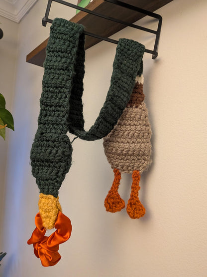 Mallard Duck Scarf Crochet Pattern