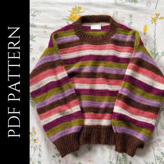 Meadow Sweater Crochet Pattern