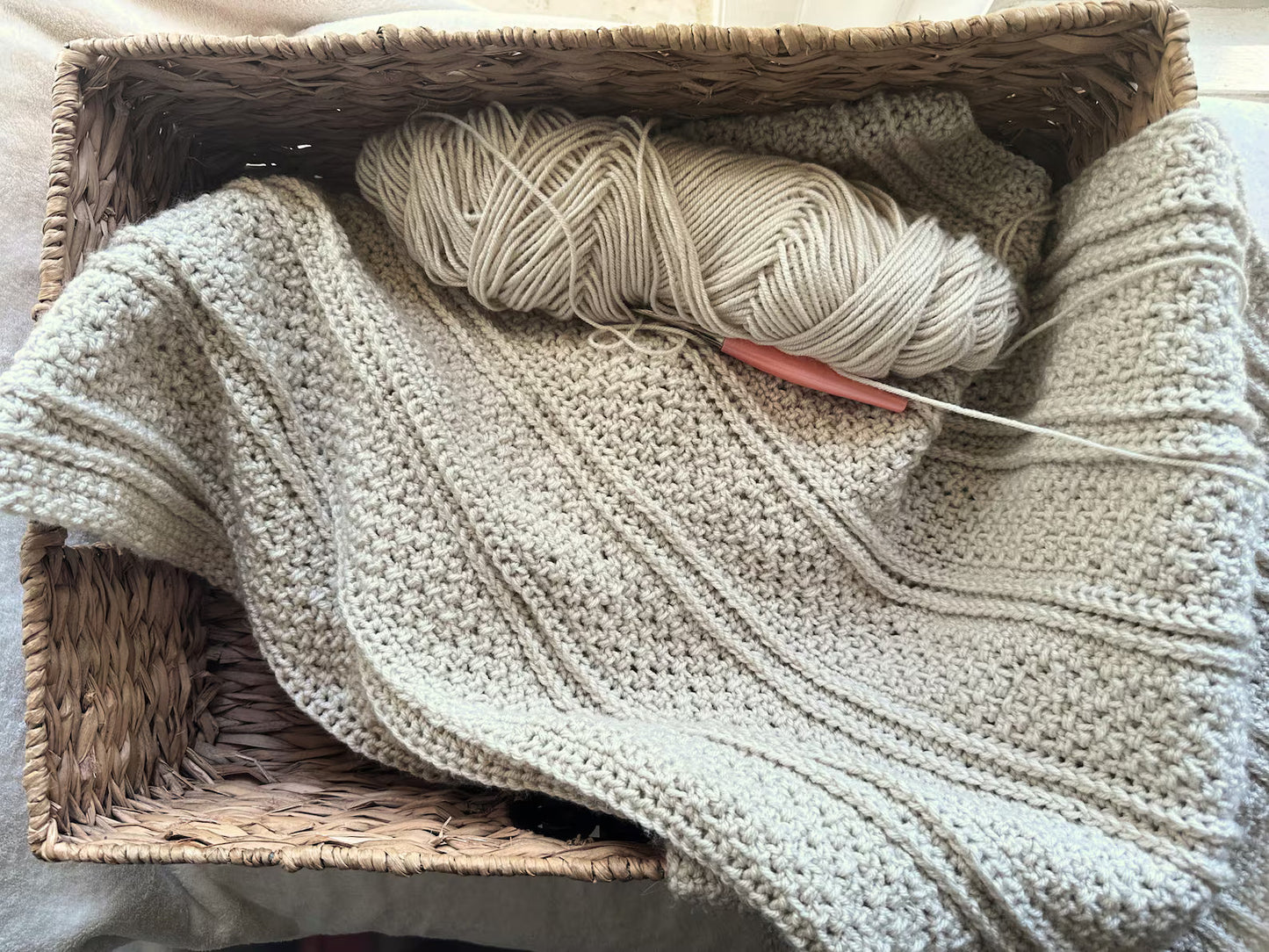 Textured Blanket Crochet Pattern