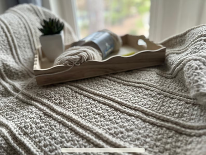 Textured Blanket Crochet Pattern