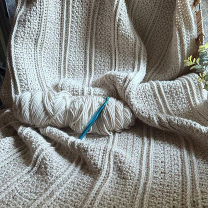 Textured Blanket Crochet Pattern