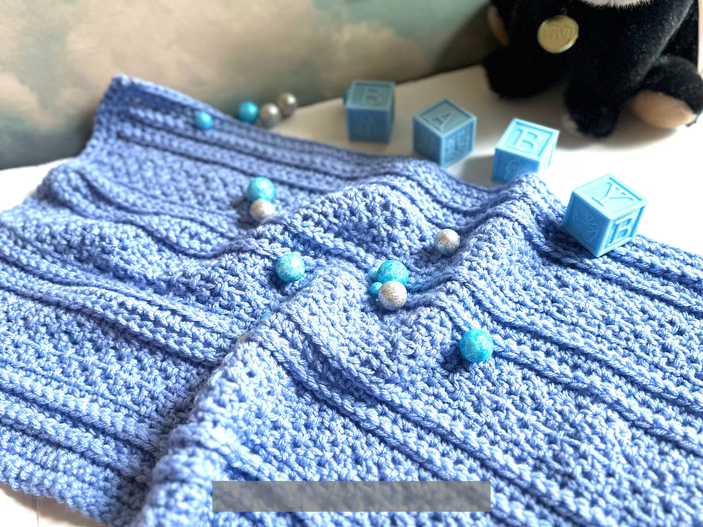 Textured Blanket Crochet Pattern