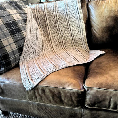 Textured Blanket Crochet Pattern