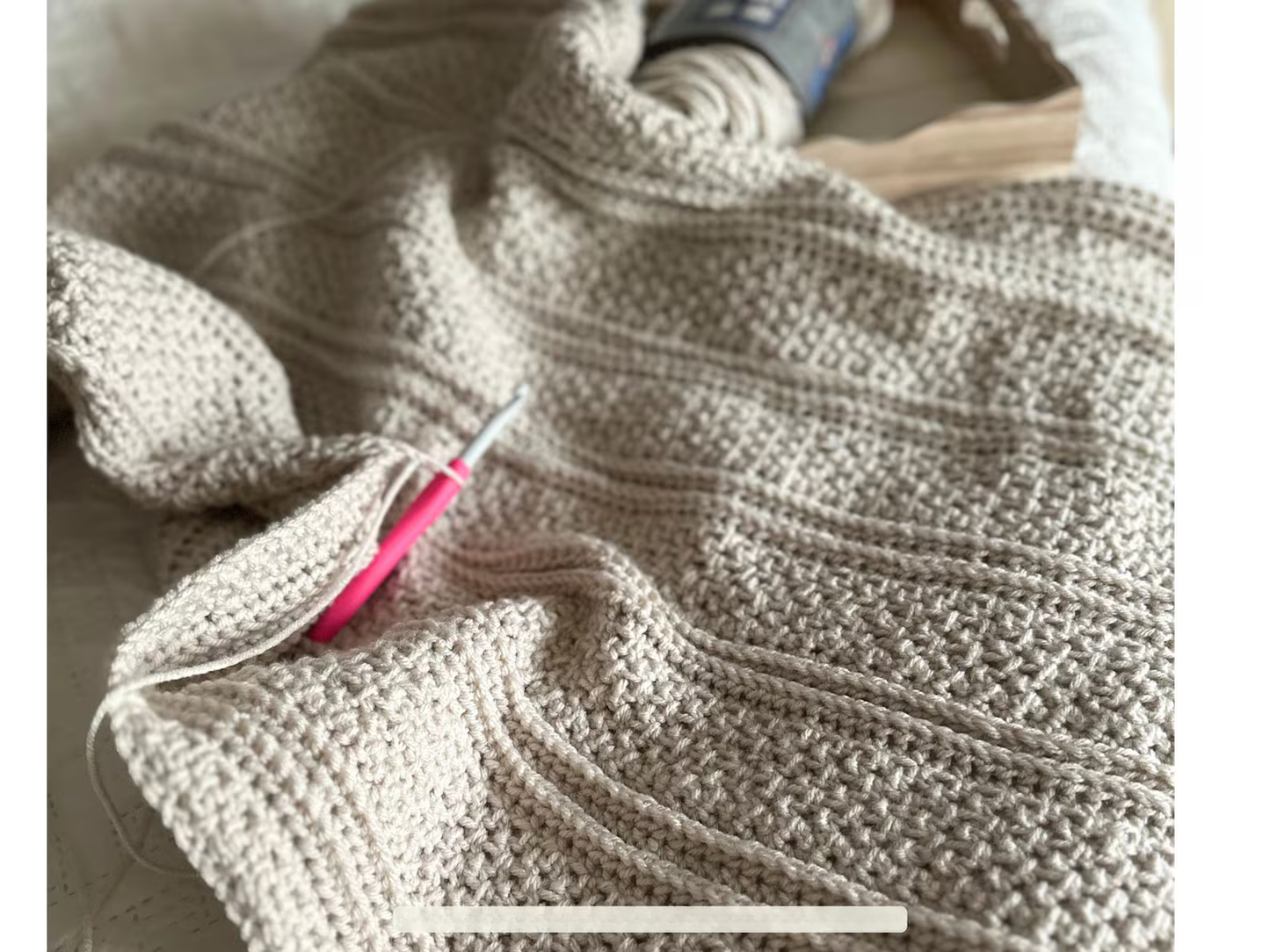 Textured Blanket Crochet Pattern