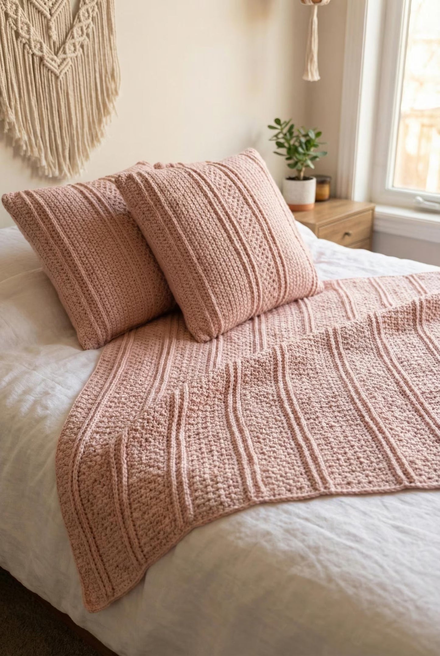 Textured Blanket Crochet Pattern