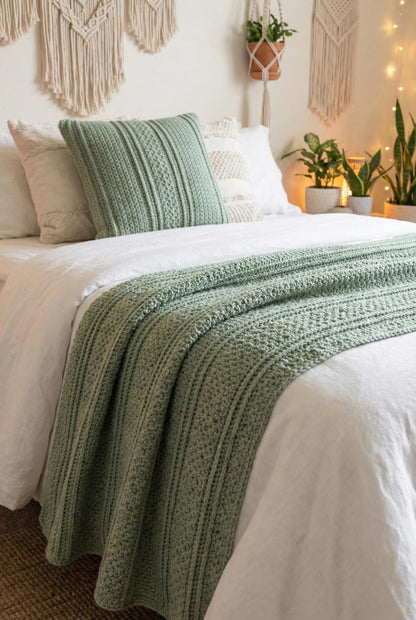 Textured Blanket Crochet Pattern