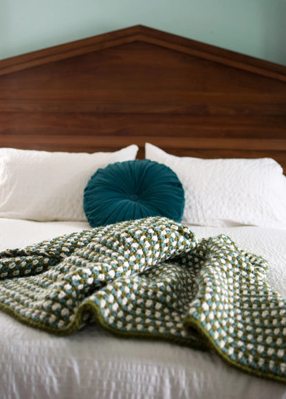 The Chunky Moss Throw Crochet Pattern