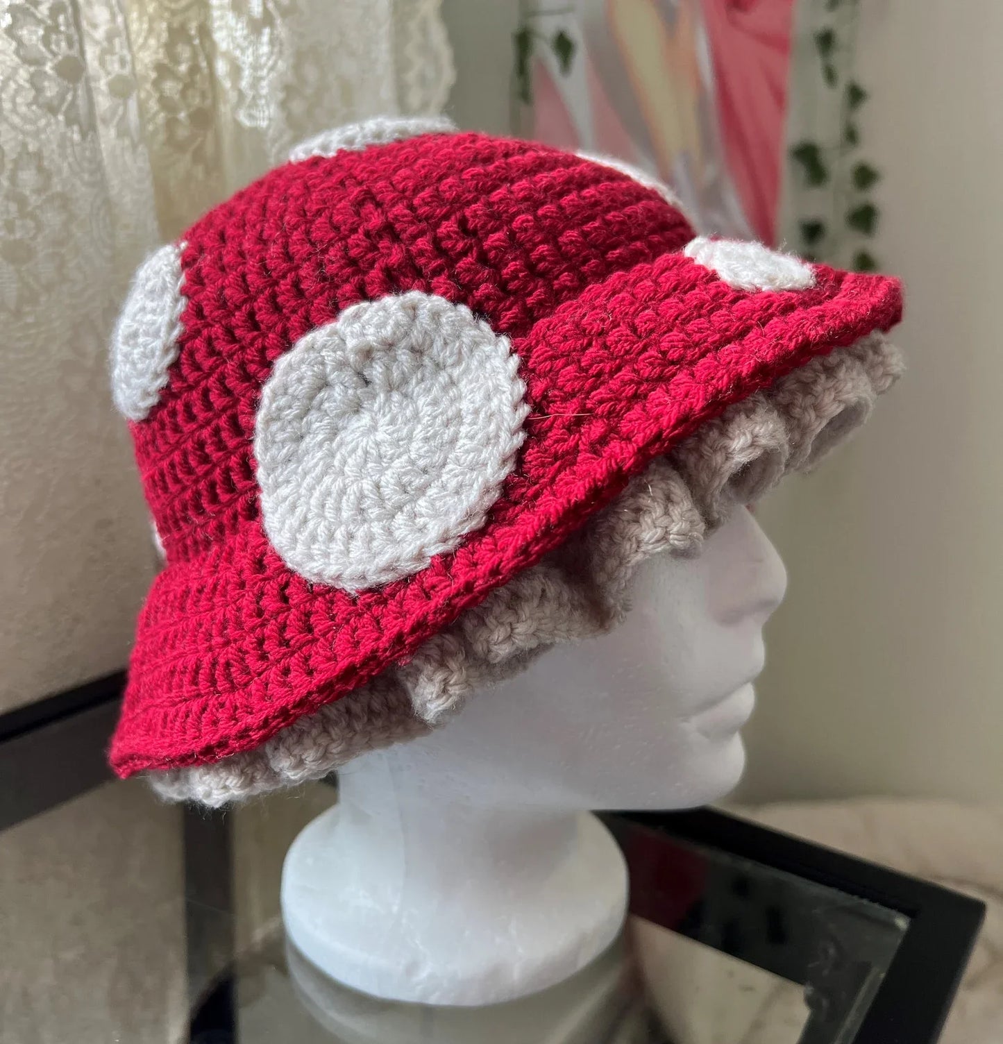 Mushroom Hat Crochet Pattern