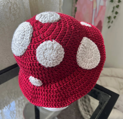 Mushroom Hat Crochet Pattern