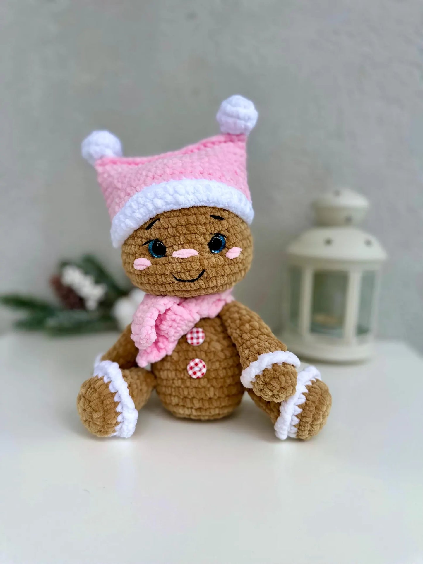 NO SEW Gingerbread Man Crochet Pattern