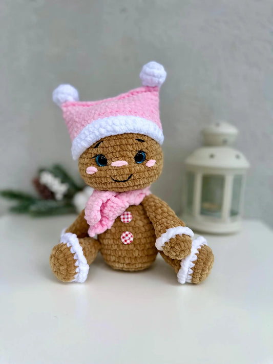 NO SEW Gingerbread Man Crochet Pattern