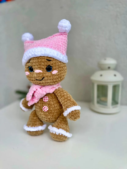 NO SEW Gingerbread Man Crochet Pattern