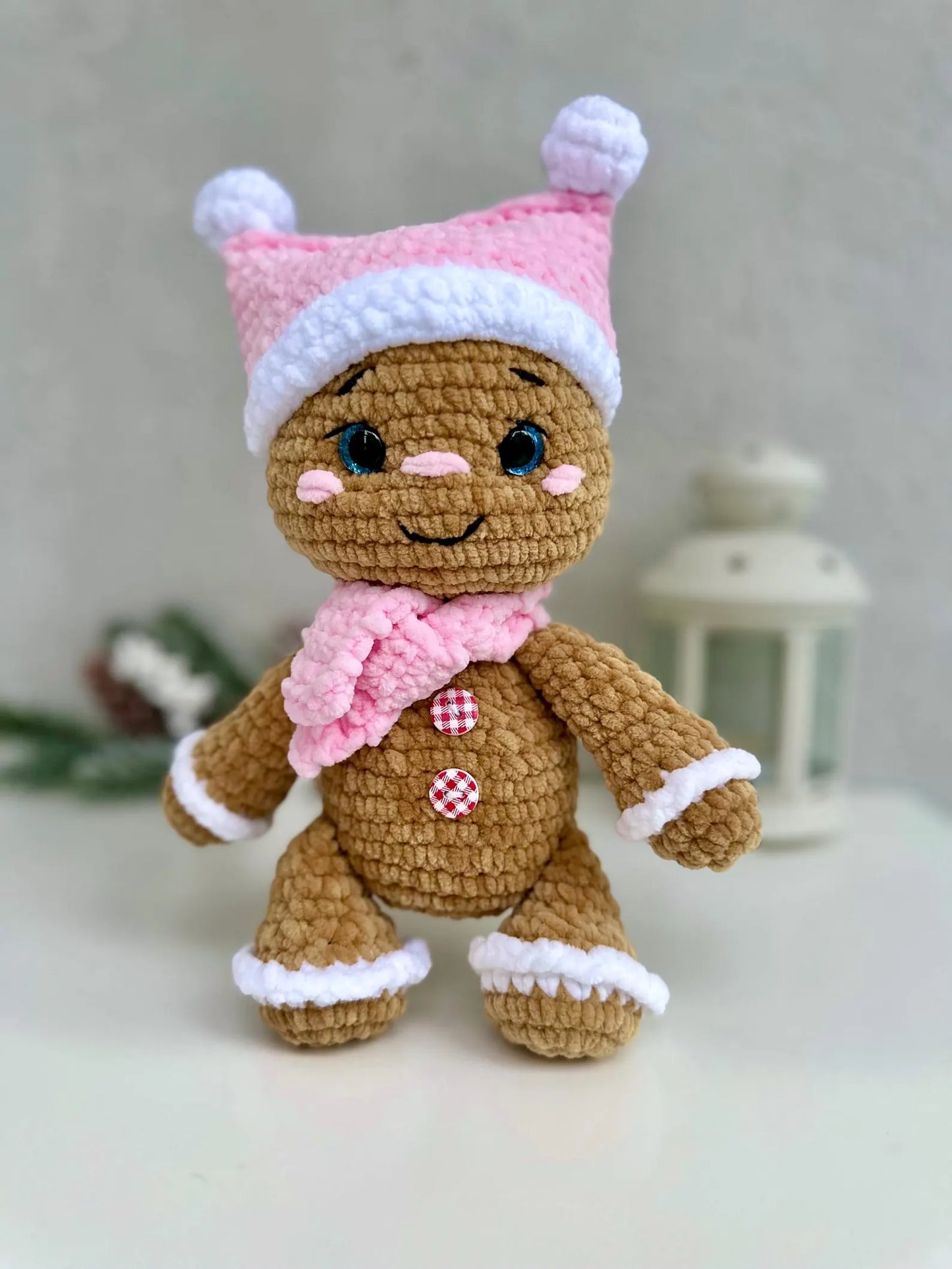 NO SEW Gingerbread Man Crochet Pattern