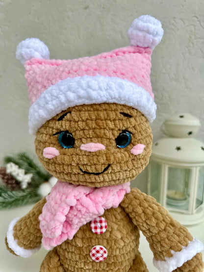 NO SEW Gingerbread Man Crochet Pattern