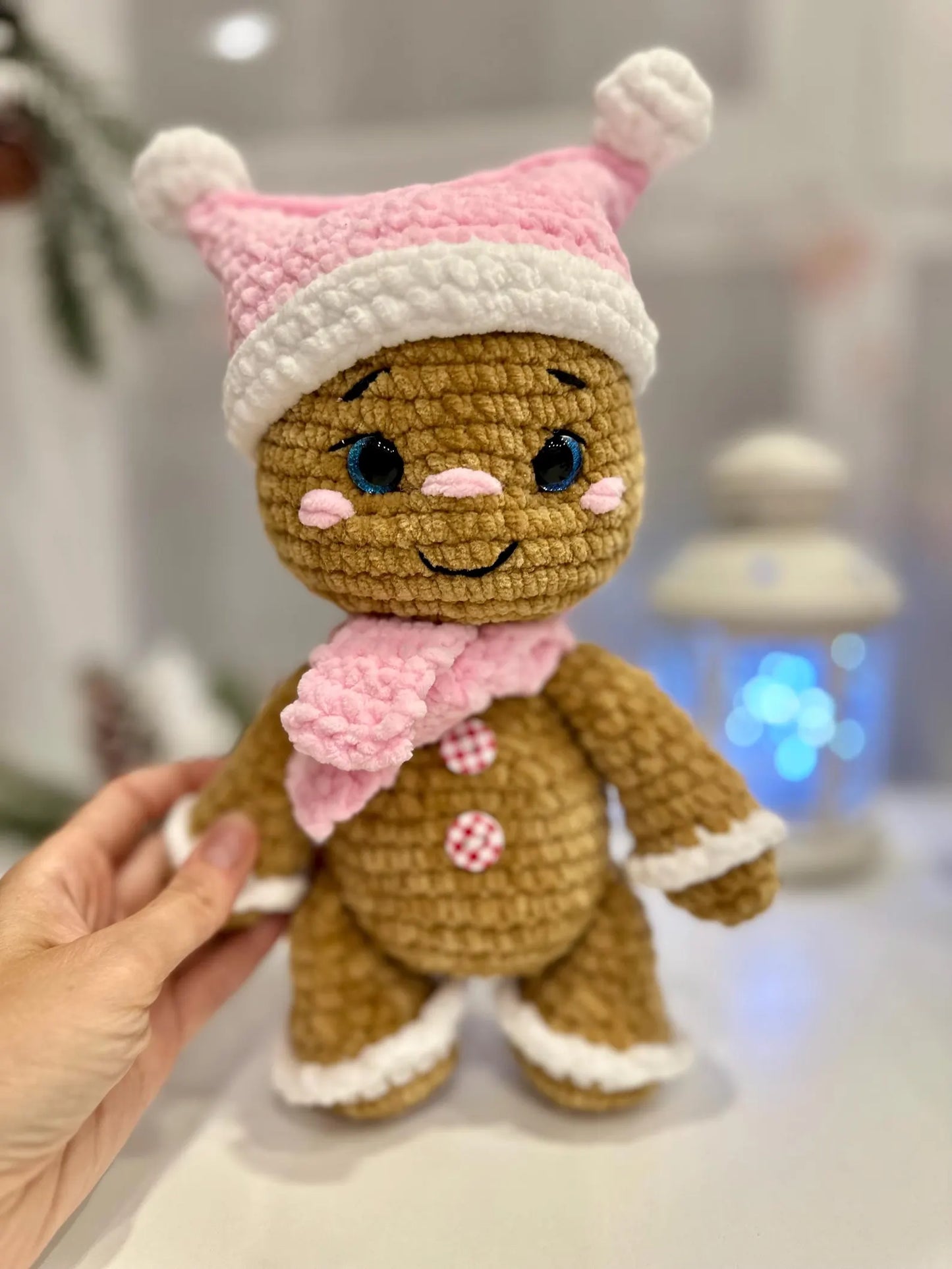 NO SEW Gingerbread Man Crochet Pattern