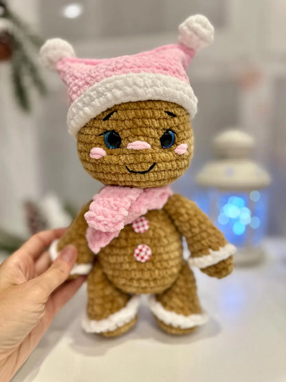 NO SEW Gingerbread Man Crochet Pattern